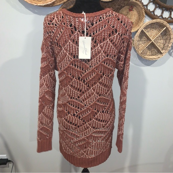 Crotchet open stitch tunic sweater (boho, bohemian, western) Universal Thread - Picture 7 of 8